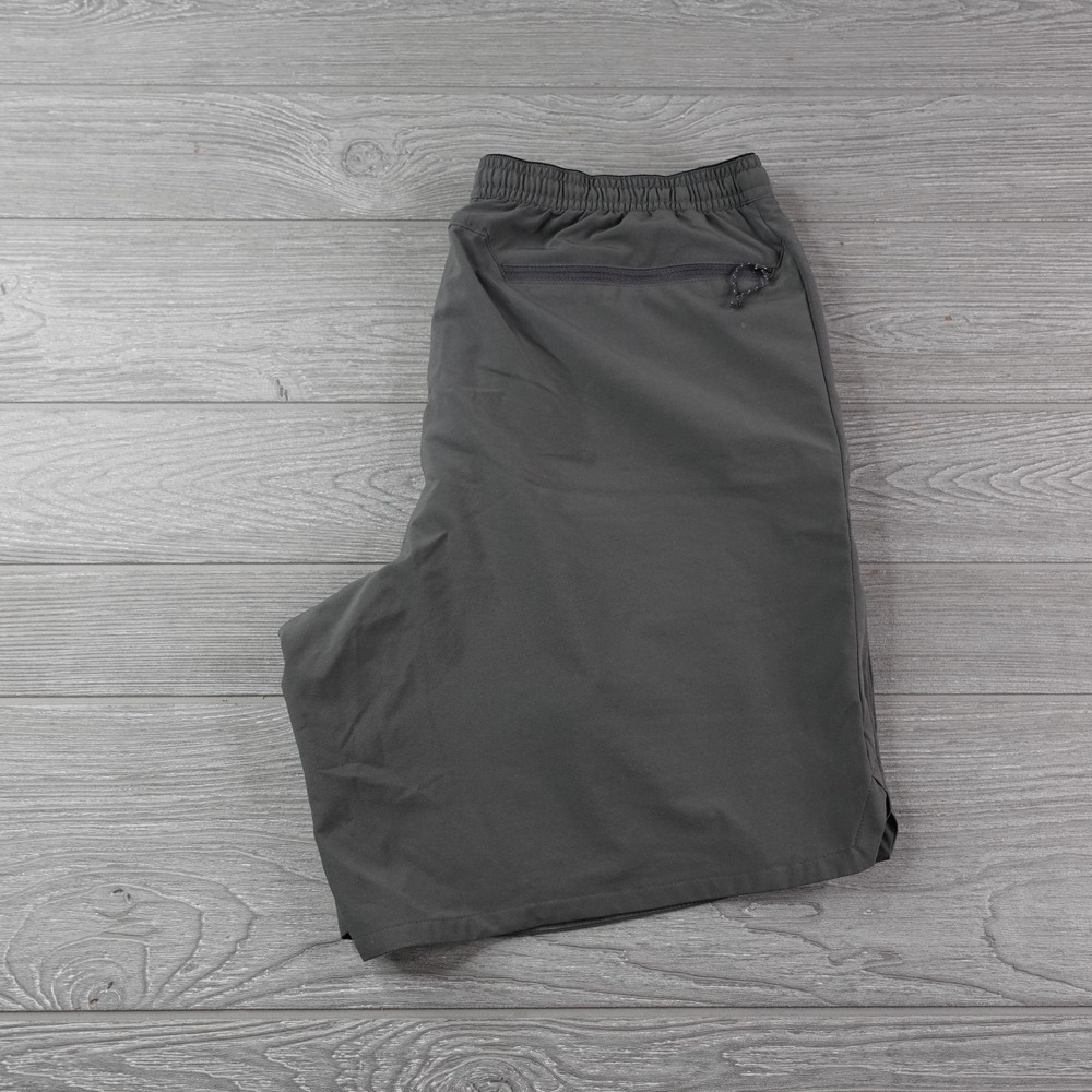 Patagonia Nine Trails Shorts Mens Medium Gray 8'' Performance Lined Outdoor